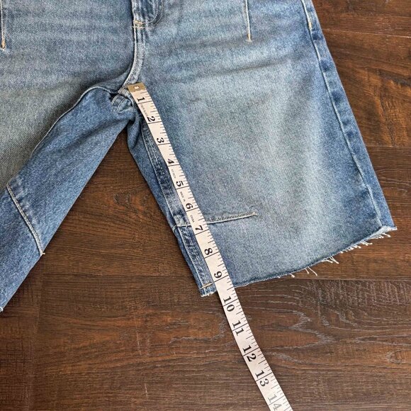 Free People We The Free Ghost Town Denim Shorts 100% Cotton Blue‎ Size 27 - Picture 13 of 14